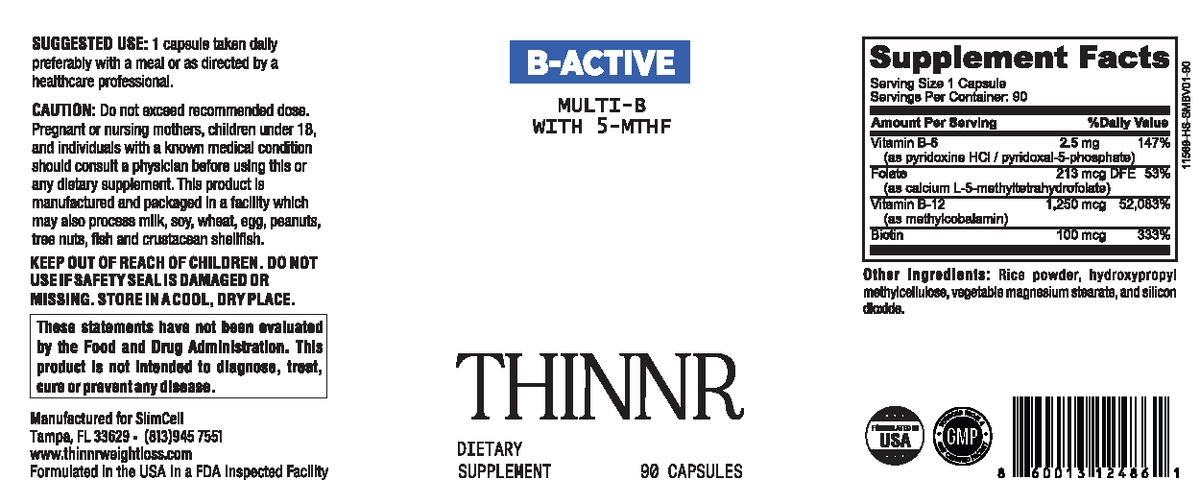 B-Active - Advanced B-Complex With 5-MTFH!