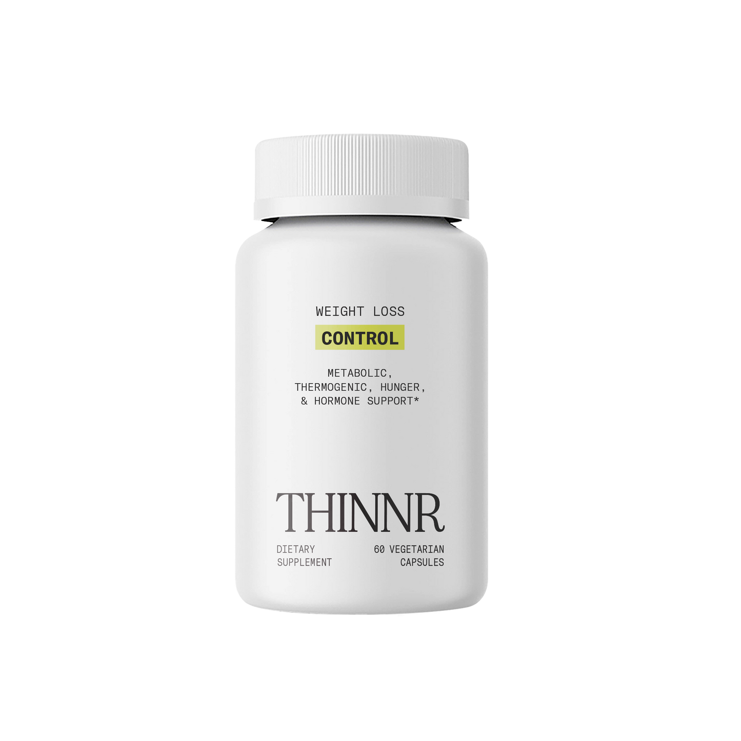 Thinnr Control - Metabolic, Thermogenic, Hunger, & Harmone Support