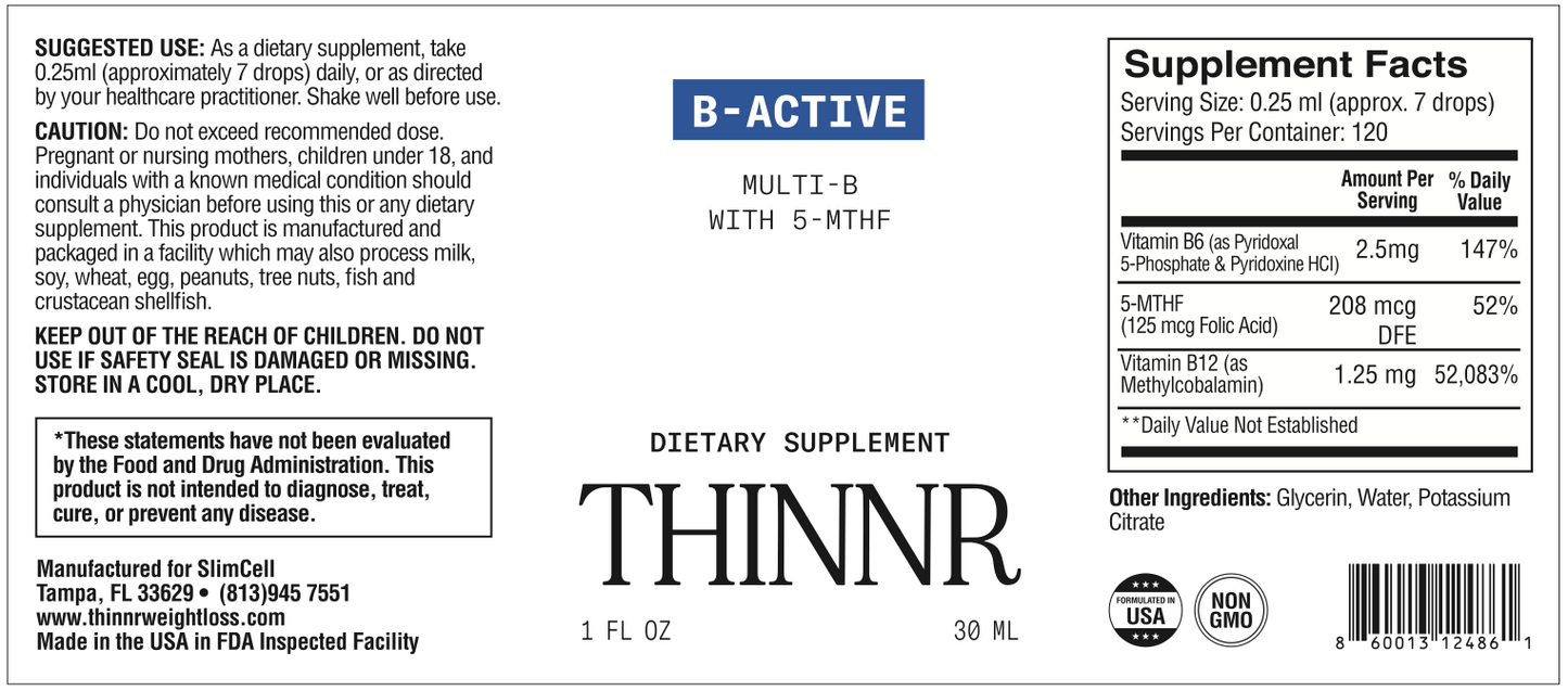 B-Active - Advanced B-Complex With 5-MTFH!